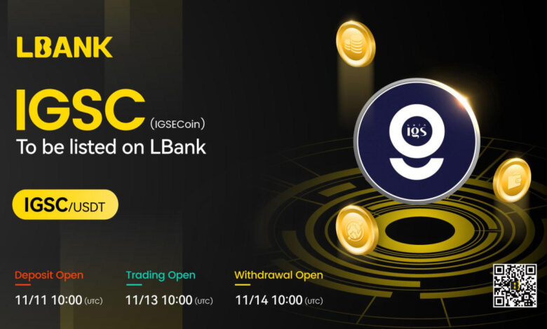 IGSE Coin (IGSC) Is Now Available for Trading on LBank Exchange